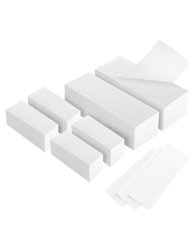 Tiras de Cera No Tejidas EWVVSS 600 Piezas para Depilación