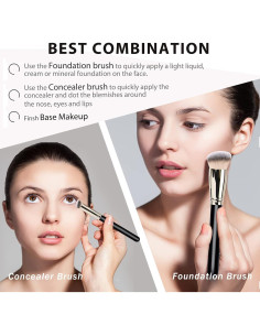 Brochas de Maquillaje DPOLLA Pro Base y Corrector 170/270 2