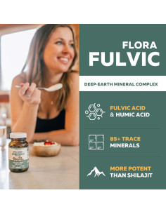 Flora Fulvic | Suplemento de Ácido Fulvico 550 mg | 60 Cápsulas 2