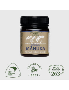 Miel Cruda de Manuka MGO 263+ Mason Brothers 250 g 2