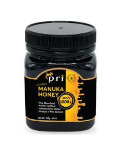 Miel de Manuka PRI MGO 1000+ Cruda 250g Nueva Zelanda