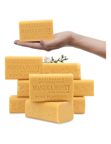 Jabón Botánico Australiano Miel de Manuka 8 Barras 187g