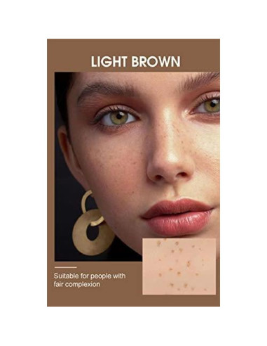 Bolígrafo de Pecas Falsas WenFeng 2 Colores Natural