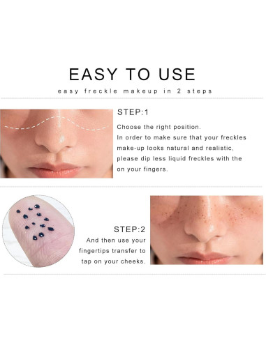 Bolígrafo de Pecas Líquido FREEORR 2 Colores Natural 5ml