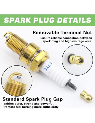 Kit de Bujías F7TC GREPSPUD para Motores Honda y Más