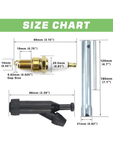 Kit de Bujías F7TC GREPSPUD para Motores Honda y Más