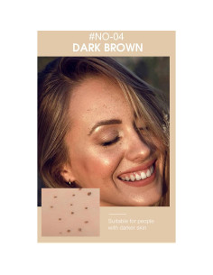 Lápiz de Pecas MAEPEOR Marrón Oscuro 1 Cuenta Impermeable 2