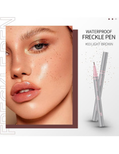 Bolígrafo de Pecas HOSAILY Tinte Impermeable Marrón Claro 2