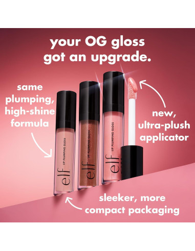 Brillo Aumentador de Labios e.l.f. Paloma Rosa 28.87 g