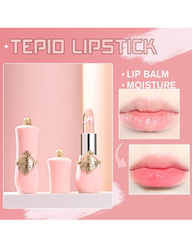 Set 6 Pintalabios Gel Floral Cambia Color Hidratante BestLand