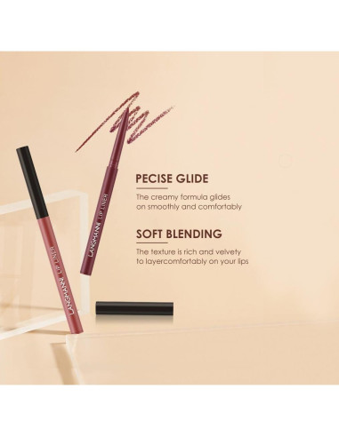 Set de 6 Pintalabios Mate LANGMANNI con Lápices de Labios