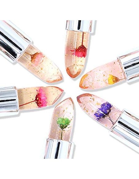 Paquete de 6 Labios de Gel Firstfly Rosa Hidratante