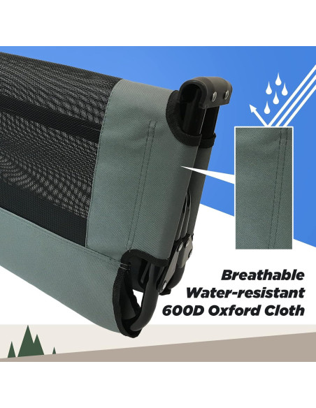 Cama Elevada Plegable para Perros Coleman Mediana Gris 50.8x76.2cm