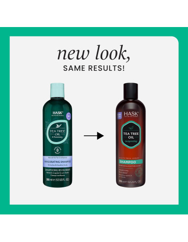 Champú y Acondicionador HASK Árbol de Té y Romero 226g