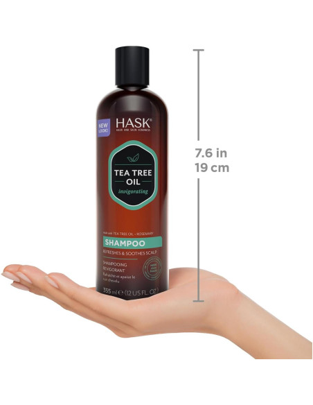 Champú y Acondicionador HASK Árbol de Té y Romero 226g