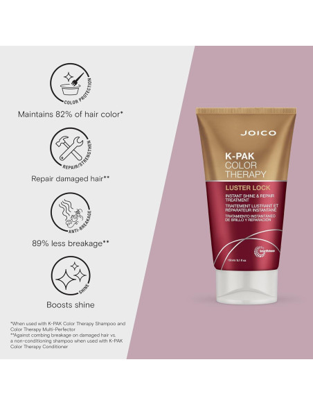 Joico K-PAK Luster Lock Tratamiento Brillo 150ml Pack 2