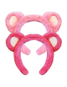 Diadema de Oso Rosa NENMATTE Suave y Cómoda para Niños