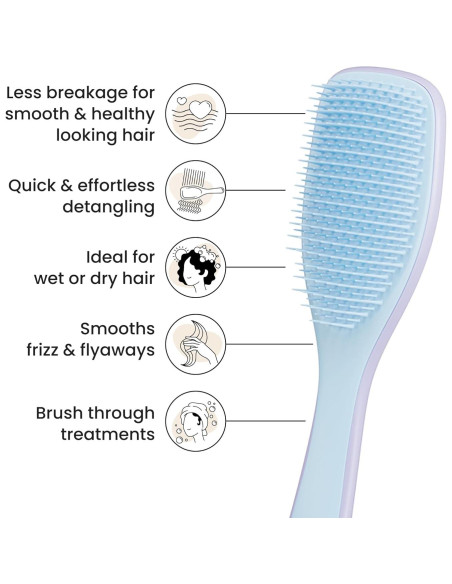 Cepillo Desenredante Tangle Teezer Azul Nube Lila
