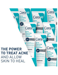 CeraVe Limpiador Facial Espumoso 4% Peróxido de Benzoilo 190ml 2