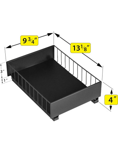Organizador Extraíble LYNK PROFESSIONAL 35,56x25,10cm Negro