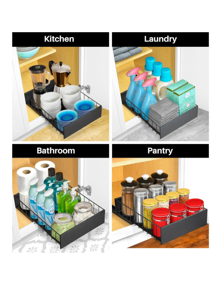 Organizador Extraíble LYNK PROFESSIONAL 35,56x25,10cm Negro Organizador Extraíble LYNK PROFESSIONAL 35,56x25,10cm Negro