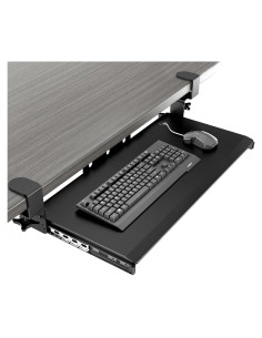 Bandeja de Teclado Bajo Escritorio AX WABER 70 x 28 cm Negra