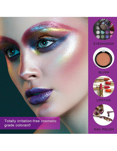 Set de 32 Polvos de Mica SigWong 5g - Pigmentos Naturales