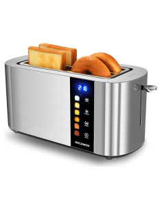 Tostadora de 4 Rebanadas NIKLEMON Acero Inoxidable 1300W