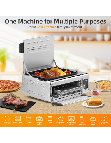 Freidora de aire 10 en 1 LynTorin Horno Digital 9 Funciones