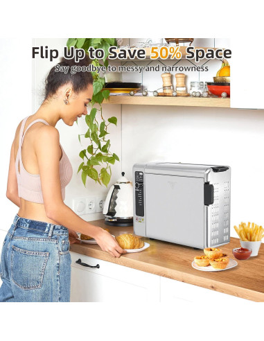 Freidora de aire 10 en 1 LynTorin Horno Digital 9 Funciones