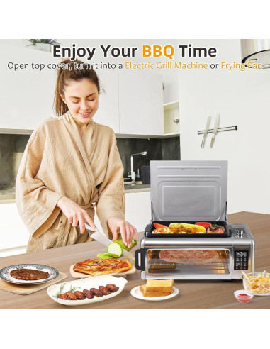 Freidora de aire 10 en 1 LynTorin Horno Digital 9 Funciones