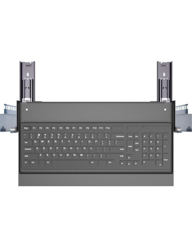 Bandeja para Teclado 1U Jingcheng 20,32 cm Deslizante Rack