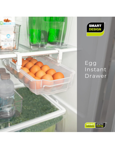 Cajón Deslizante para Huevos Smart Design - Juego de 2