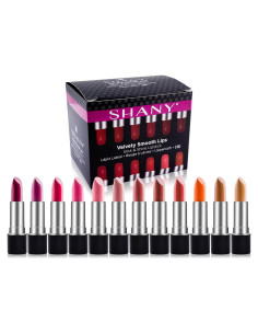 Set de 12 Labiales Mate SHANY - Hidratantes y Larga Duración