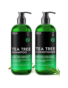 Juego de Champú y Acondicionador Orca Beauty 2x473ml Árbol de Té