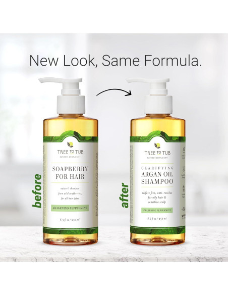 Champú Aclarador Tree to Tub 320g Menta para Cabello Graso