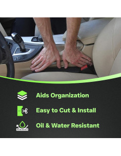 Rellenos de Espacio para Asientos XCEL - Negro - Paquete de 4 2