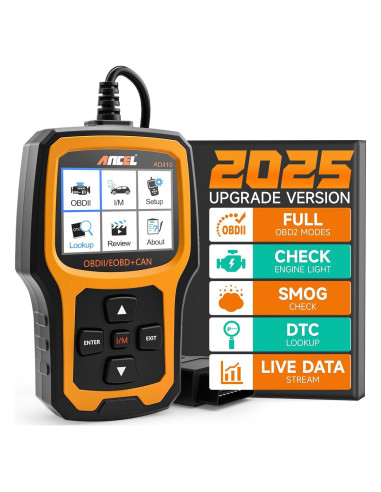 Escáner OBD2 ANCEL AD410, Lector de Códigos para Autos 1996+