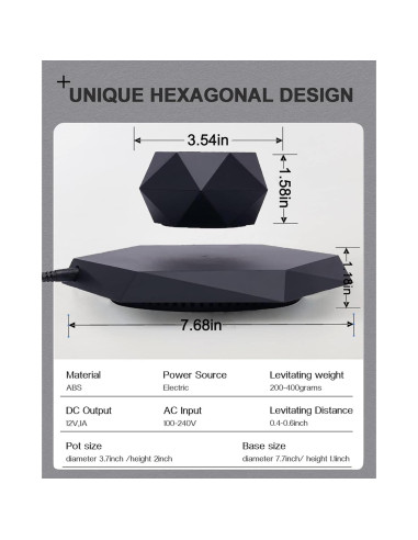 Paquete de 2 Macetas Flotantes Ronsoile para Bonsai
