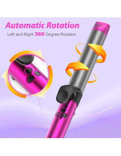 Plancha de Rizar Automática Rumyums 1.25" 221C 5 Temperaturas 2