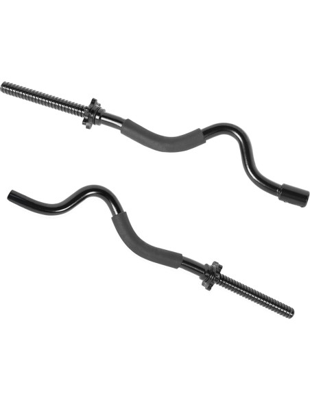 Barra Curl Super CAP Barbell RB-48T2B 90.72 kg Negro