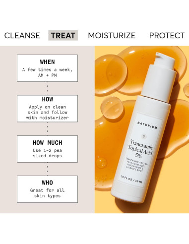 Ácido Tranexámico Tópico Naturium 5% - Cuidado Facial 28.35 g