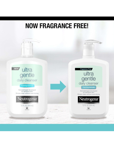 Limpiador Facial Espumoso Neutrogena 355 ml Piel Sensible