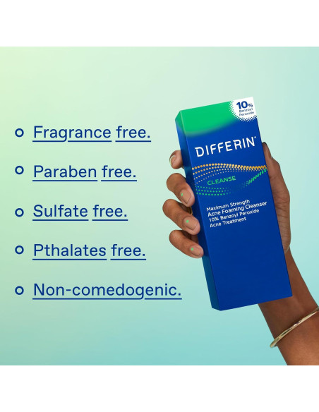 Limpiador Facial Differin 10% Peróxido de Benzoilo 141g