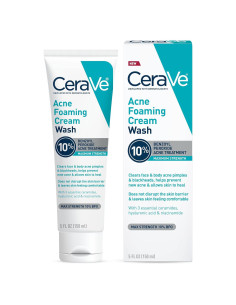 CeraVe Limpiador Espumoso para Acné 10% Peróxido 141g