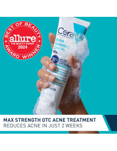 CeraVe Limpiador Espumoso para Acné 10% Peróxido 141g 2