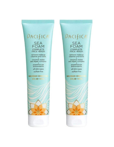 Limpiador Facial Espumoso Pacifica 295 ml Vegano 2 Piezas