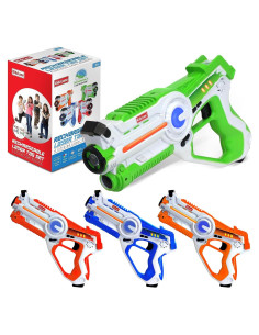 Kidzlane Conjunto 4 Pistolas Laser Tag Recargables