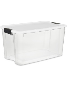 Caja de Almacenamiento Sterilite 70L Transparente 4-Pack 2