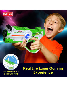 Kidzlane Conjunto 4 Pistolas Laser Tag Recargables 2